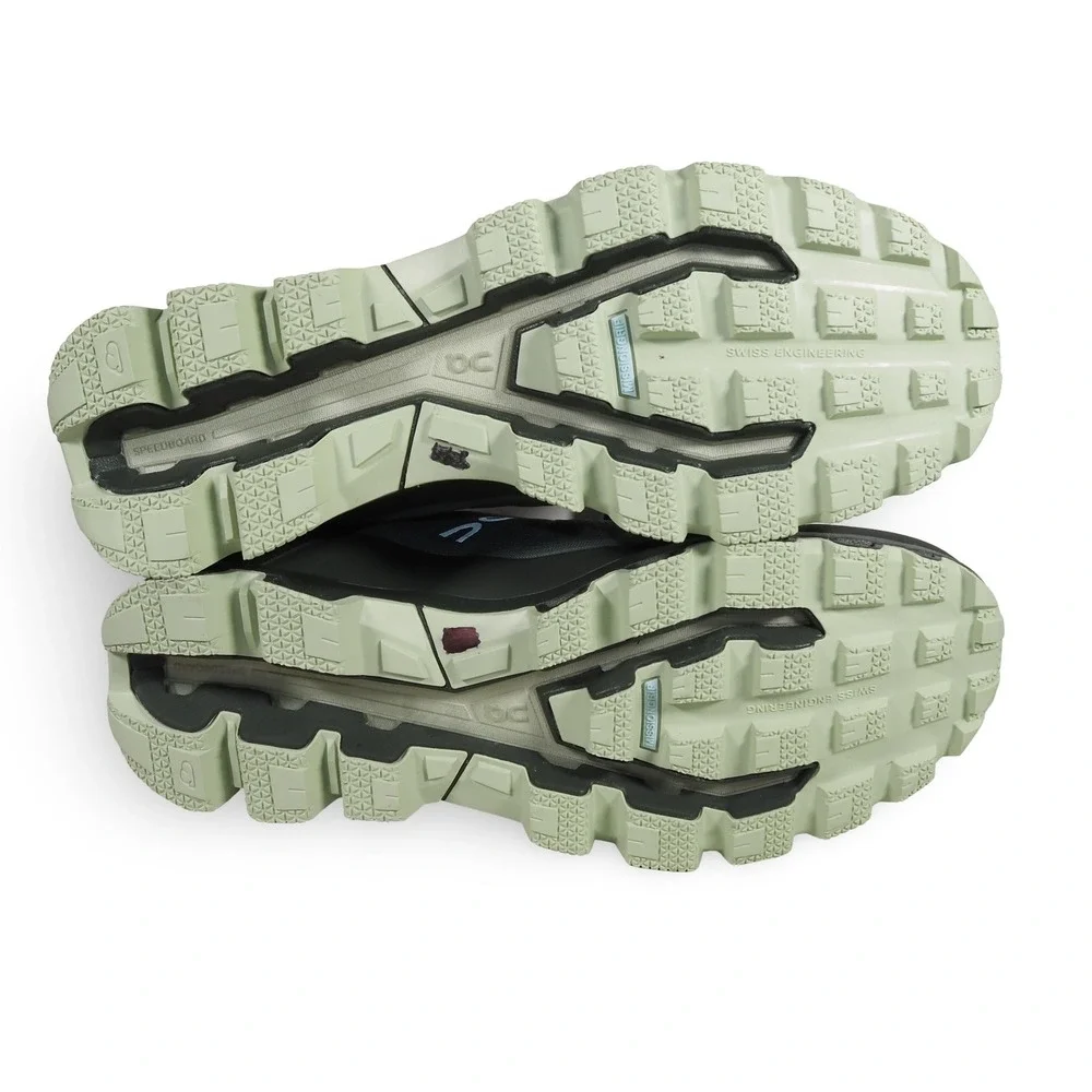 On Cloudventure Mens 11.5 Green Missiongrip Trail Running Hiking Shoes